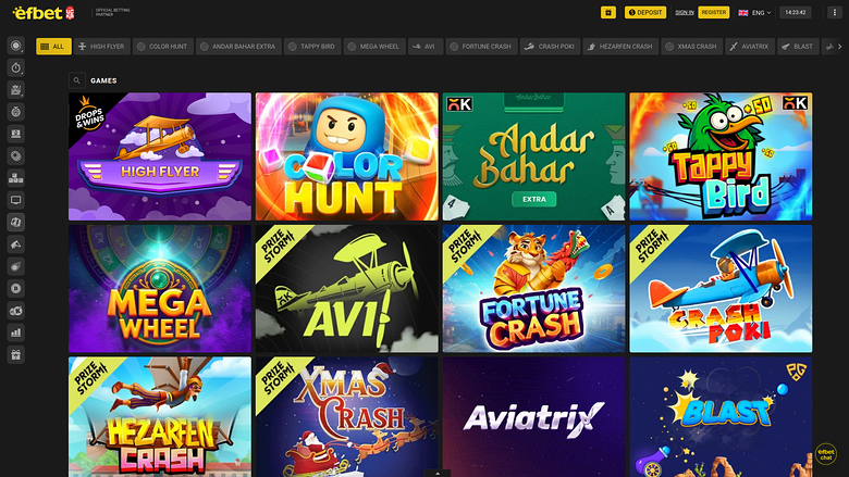 efbet — Games lobby