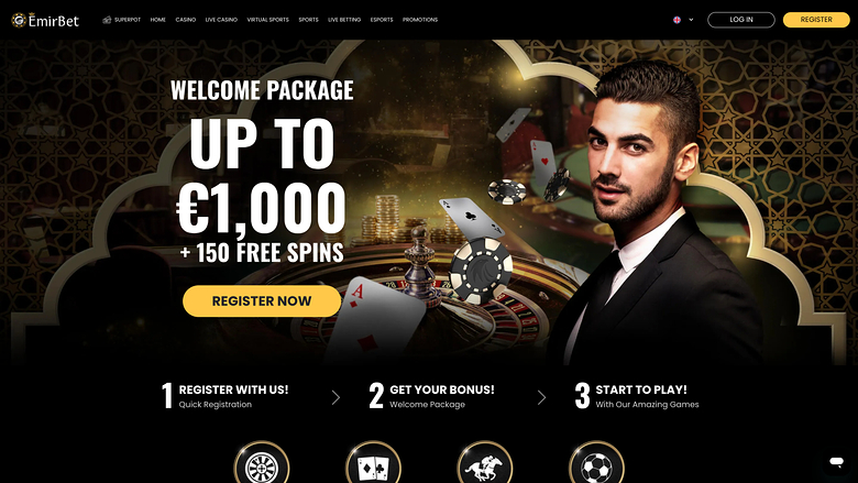EmirBet — Homepage