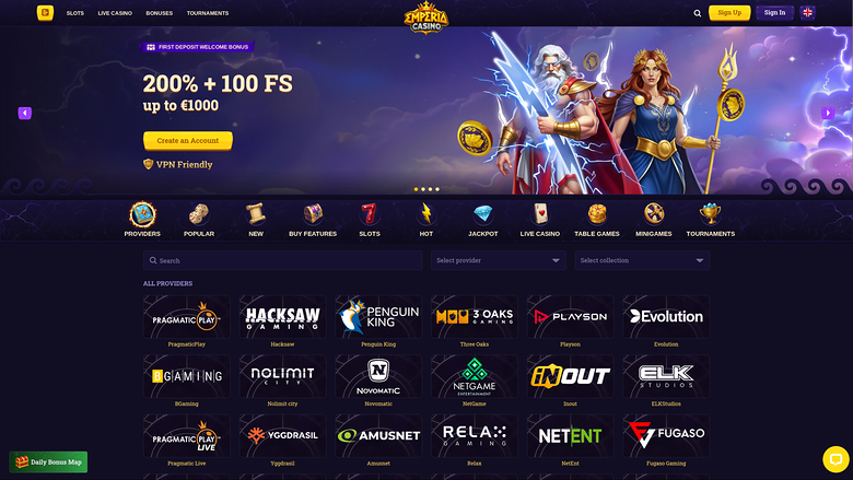 Emperia Casino — Gamedevelopers