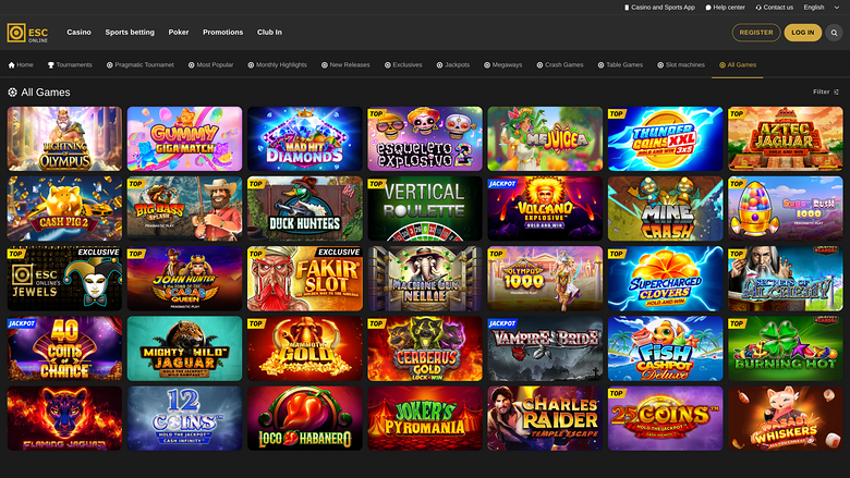 Estoril Sol Casino — Games lobby