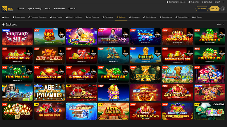 Estoril Sol Casino — Jackpot games