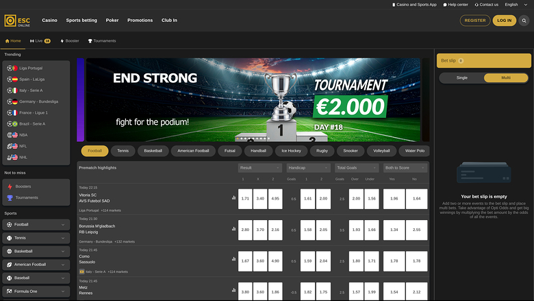 Estoril Sol Casino — Sportsbook