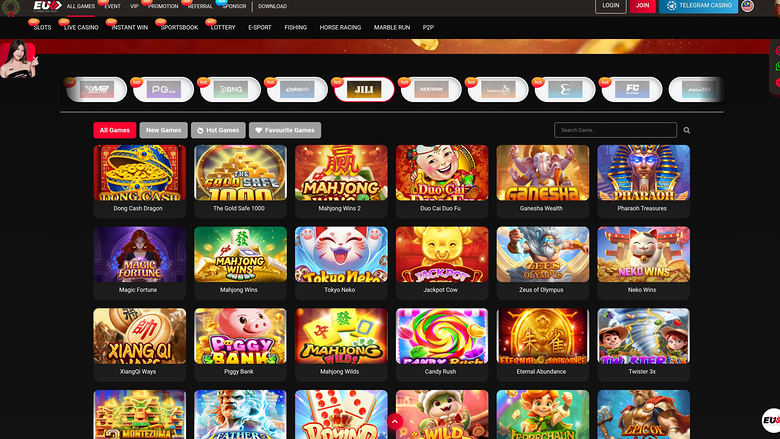 EU9 Casino — Games by studio