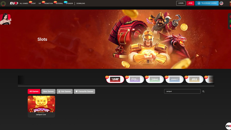 EU9 Casino — Jackpot games