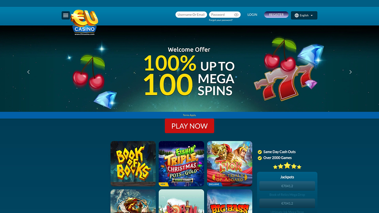 EUcasino — Homepage