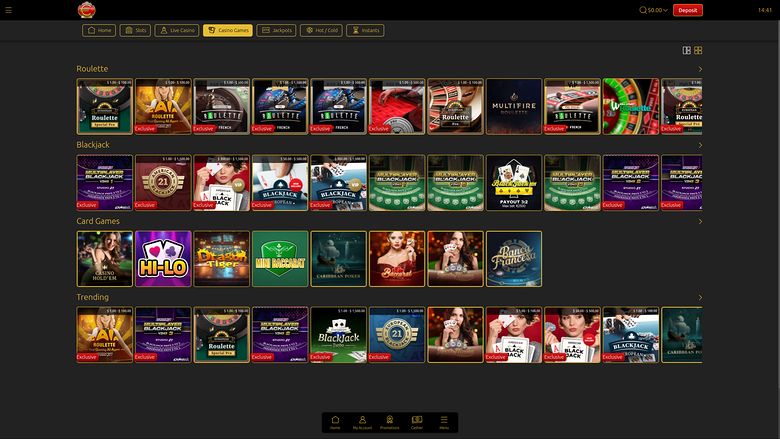 Euro King Casino — Games lobby
