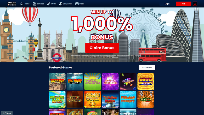 Express Wins — Homepage