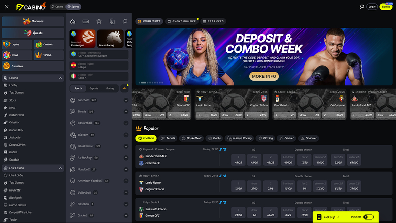 F7 Casino — Sportsbook