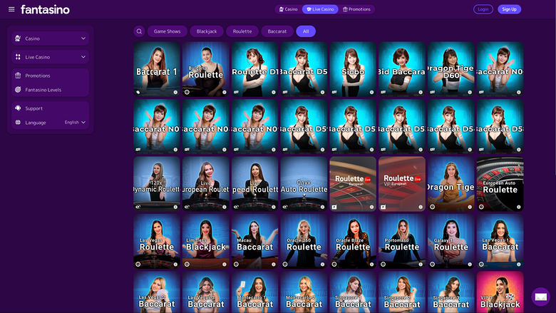 FantasinoCasino — Fantasino livedealer