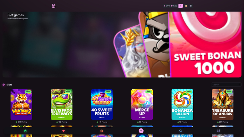 FantasyBet Casino — Games lobby