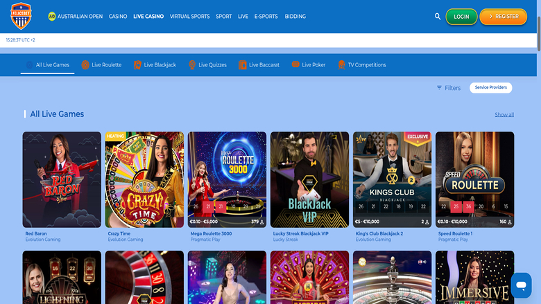 Felicebet Casino — Livedealer