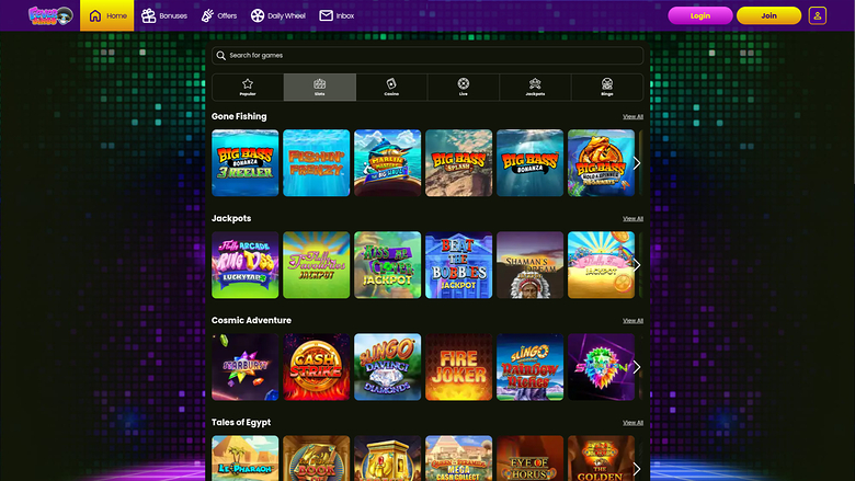 Fever Bingo Casino — Games lobby