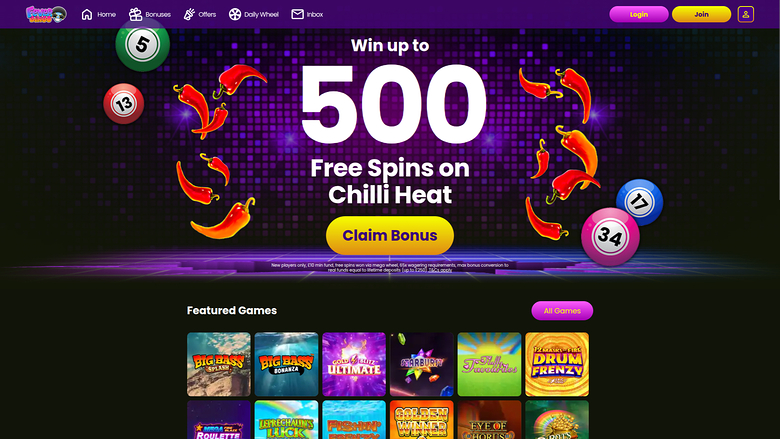 Fever Bingo Casino — Homepage