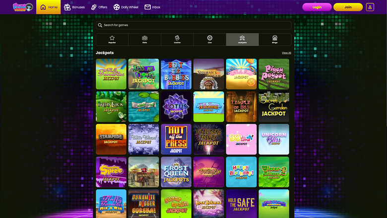 Fever Bingo Casino — Jackpot games