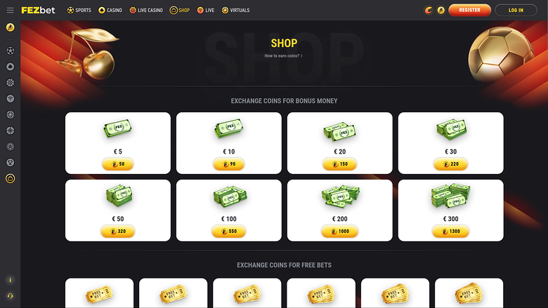 FEZbet Casino — Shop