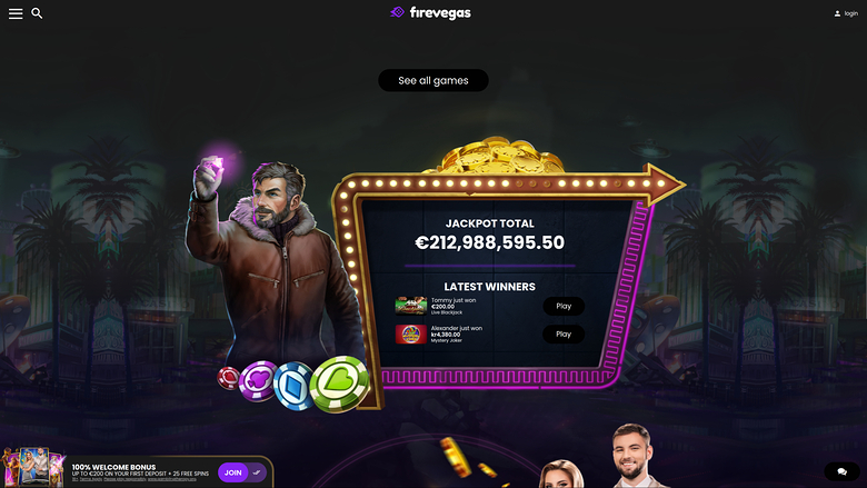 Fire Vegas — Jackpot games
