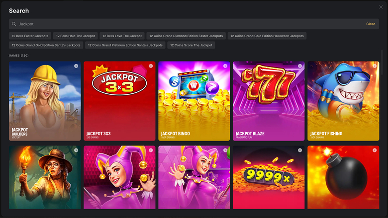 Fonbet Casino — Jackpot games