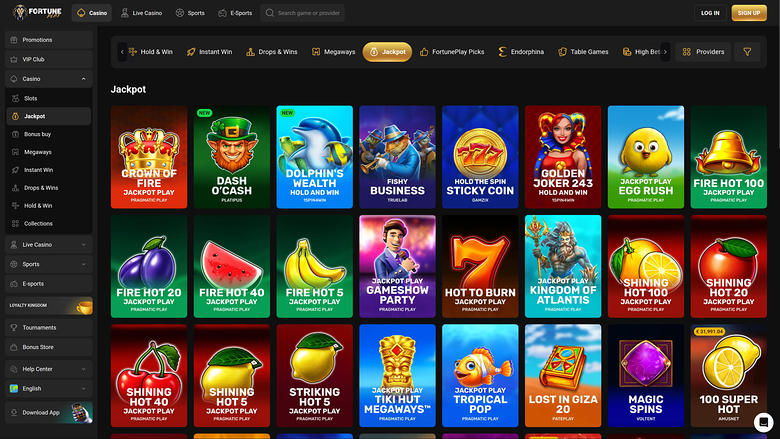 Fortune Play — Jackpot games