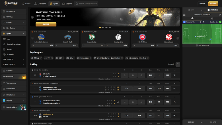 Fortune Play — Sportsbook