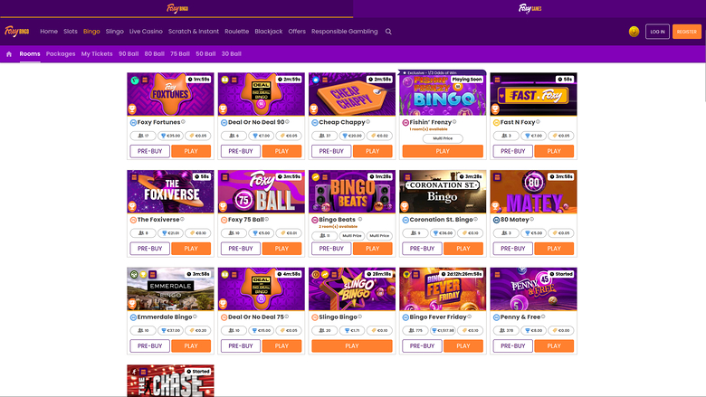 Foxy Games Casino — Bingo