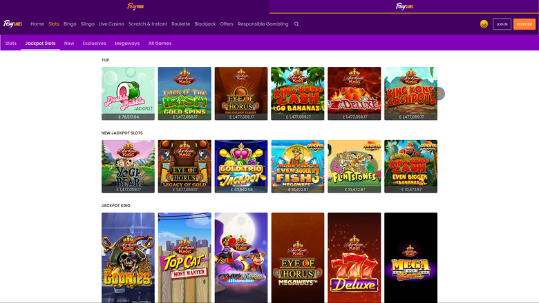 Foxy Games Casino — Jackpot games
