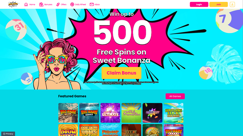 Free Spins Bingo — Homepage