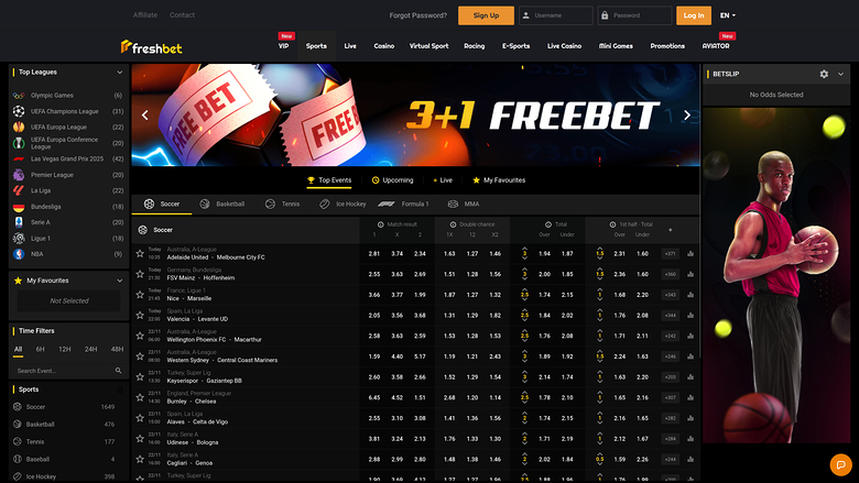 Fresh Bet Casino — Sportsbook