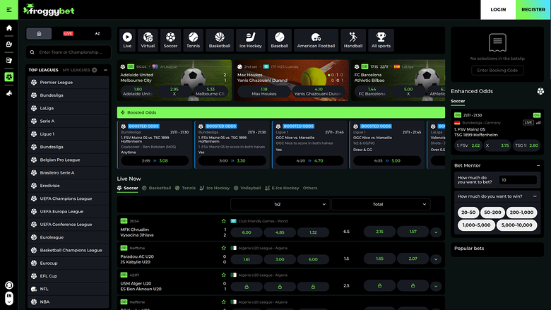 Froggybet Casino — Sportsbook
