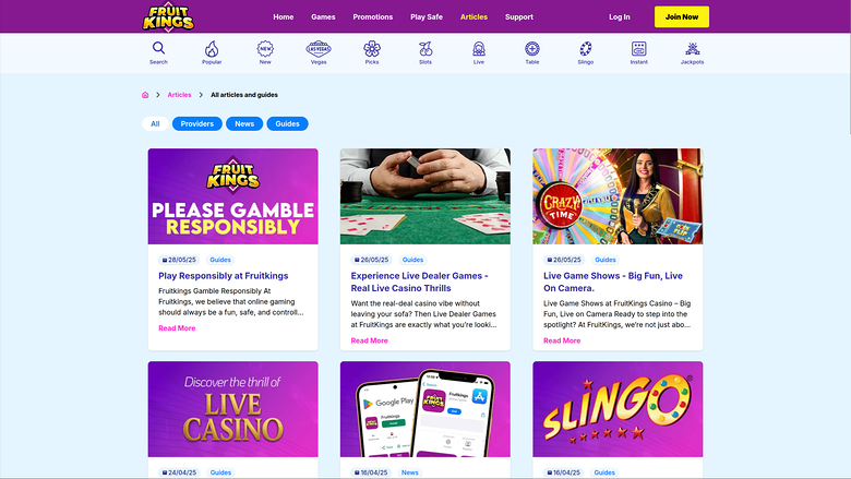 FruitKings Casino — Fruit kings articles