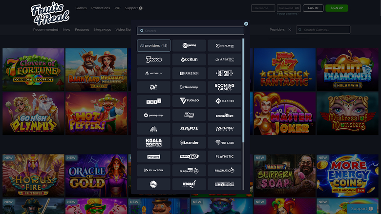 Fruits 4 Real Casino — Games by studio