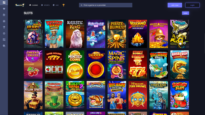 Fruity King Casino — Games lobby