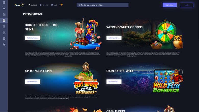 Fruity King Casino — Promotions page