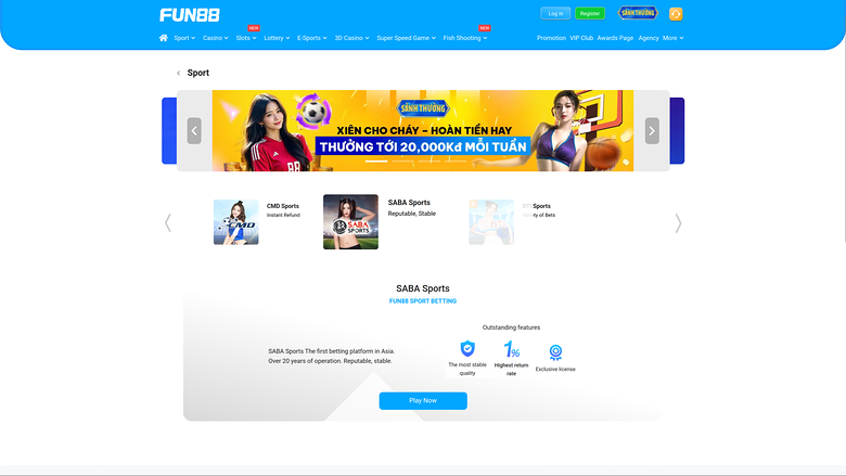 Fun88 Casino — Sportsbook