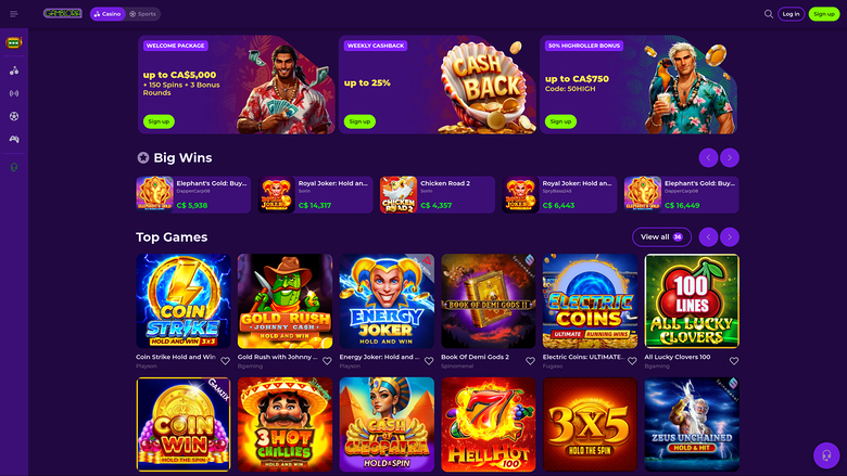 Gambloria Casino — Homepage