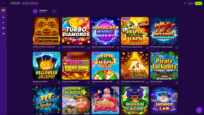 Gambloria Casino — Jackpot games