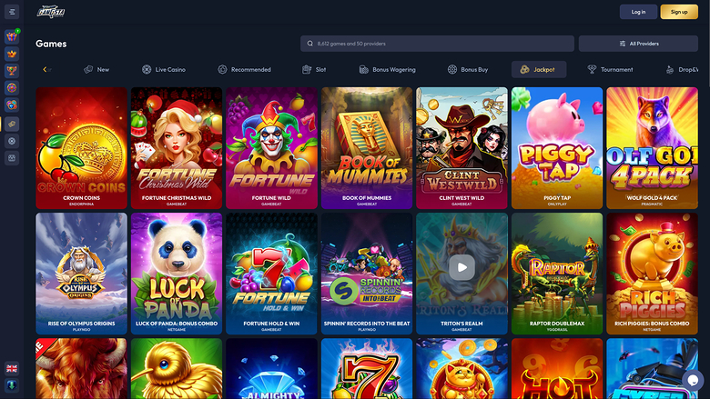 Gangsta Casino — Jackpot games