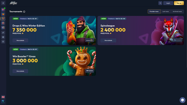 Gangsta Casino — Tournaments