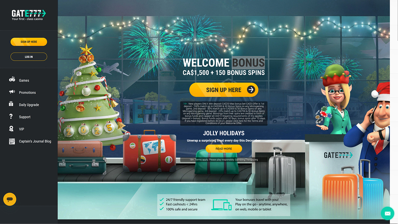 Gate 777 Casino — Homepage