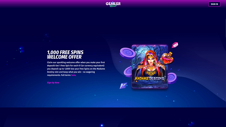 Gemler — Promotions page