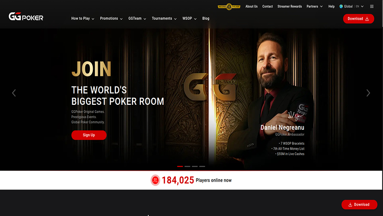 GGpoker Casino — Homepage