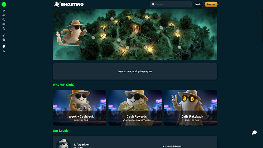Ghostino Casino — VIP section