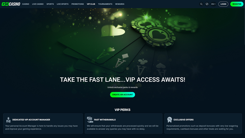 Go4Casino — VIP section