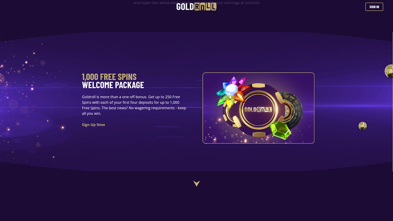 Gold Roll — Promotions page
