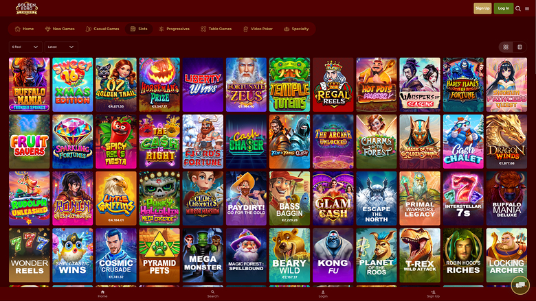 Golden Euro Casino — Games lobby