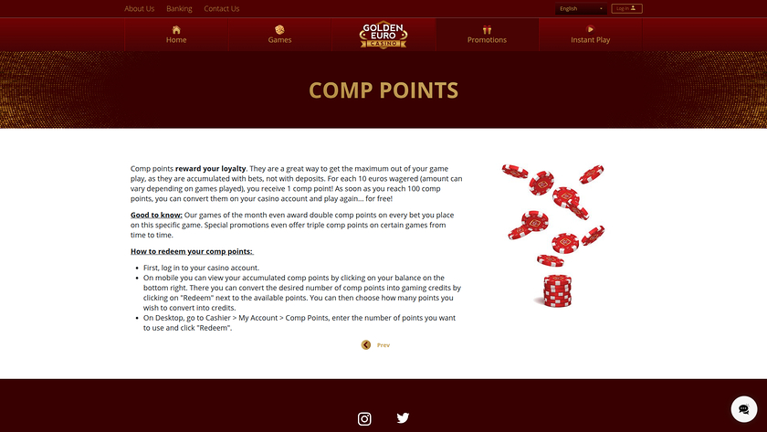 Golden Euro Casino — VIP section