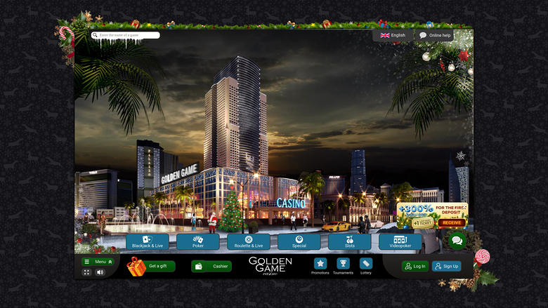 Golden Game Casino — Homepage