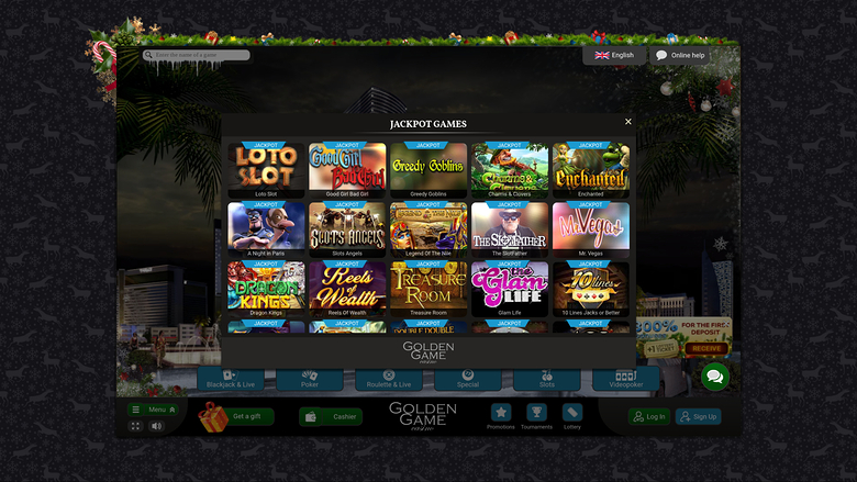 Golden Game Casino — Jackpot games