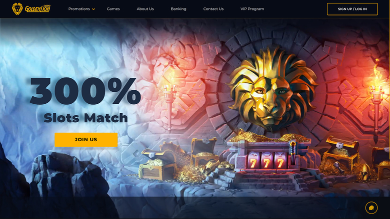 Golden Lion Casino — Homepage