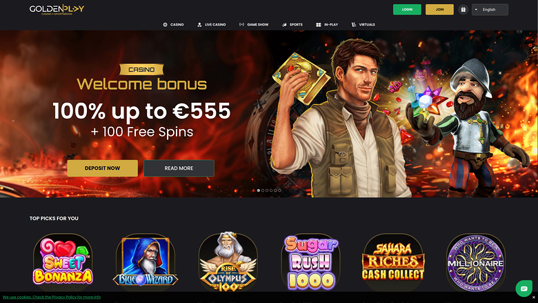 GoldenPlay Casino — Hp