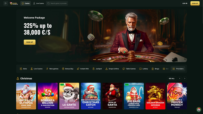 Goldex Casino — Homepage